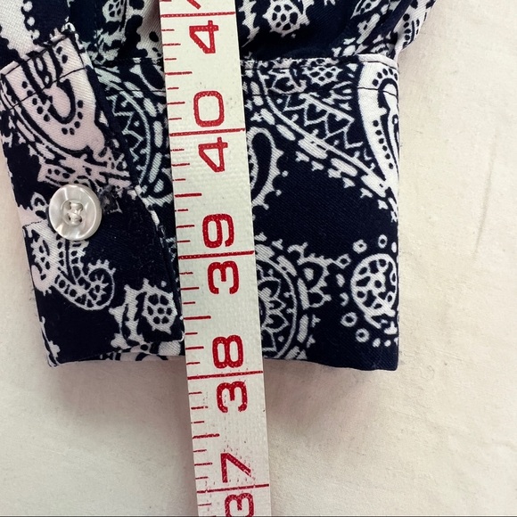 VTG ‘70s Pepper Tree Groovy Pointed Collar Paisley Blouse - Picture 8 of 14